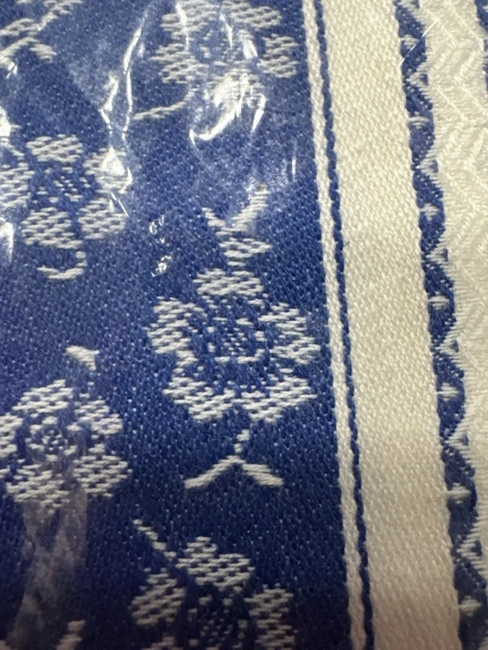 NEW 2009 Traditions By Pamela Kline Full/Queen Duvet Cover USA Blue White Floral
